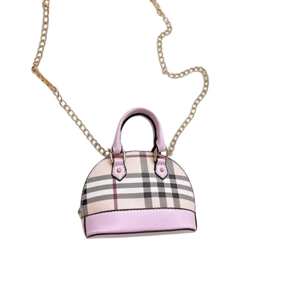 Plaid purse mini designer