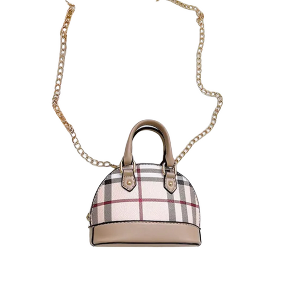 Plaid purse mini designer