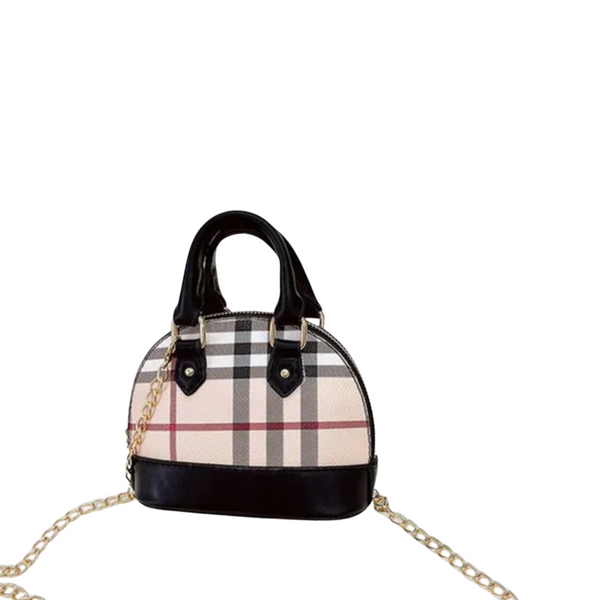Plaid purse mini designer